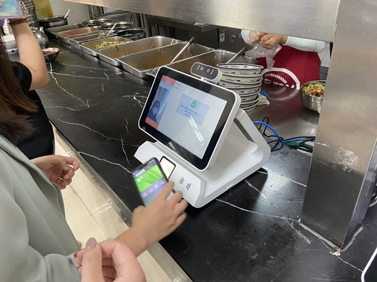 食堂人臉識別消費機,無接觸快速結算